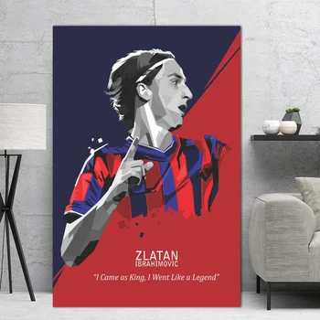 

zlatan ibrahimovic Art Picture for Living Room Decoration Canvas Painting Home Decor