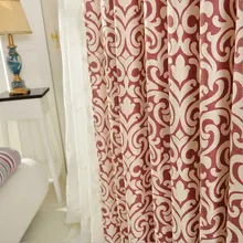 Festive Red Blue Modern font b Curtains b font for Living Room Thick Blackout font b