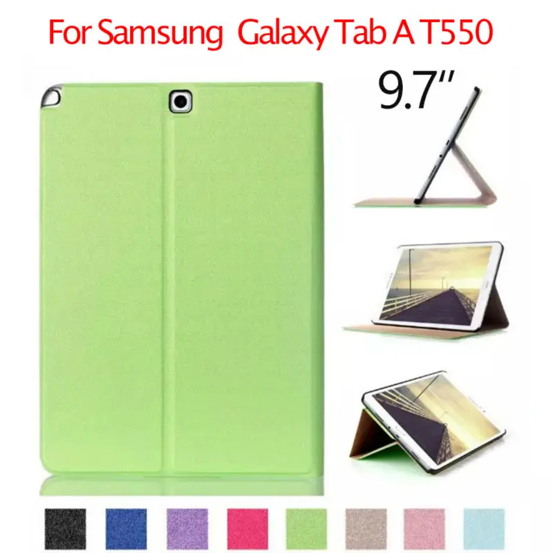 SM T550 Smart Tablet Cover PU Leather Case Slim Cases For