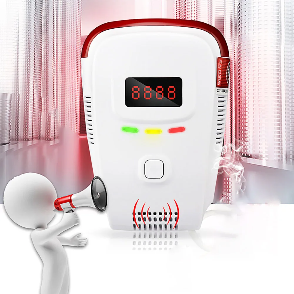 AC 85 V~ 240 V Высокочувствительный стабильный независимых сигнализация дыма детектор внутренней безопасности предупреждение детектора дыма Сенсор противопожарное оборудование