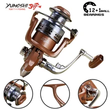 Yumoshi 12+ 1 подшипник 5.5: 1 катушка рыболовная катушки рыболовные Подачи Рыболовные Катушки катушка для спиннинга Рыболовная Катушка Спиннинг Фидер Карп Moulinet рыбалка Ryobi все для рыбалки зимняя