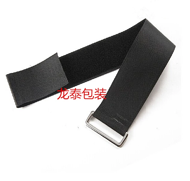 

4pcs 5 cm Width 30 - 150 cm Length Cable Ties Nylon Strap Hook and Loop Magic Tape with Metal Buckle for Wire Management