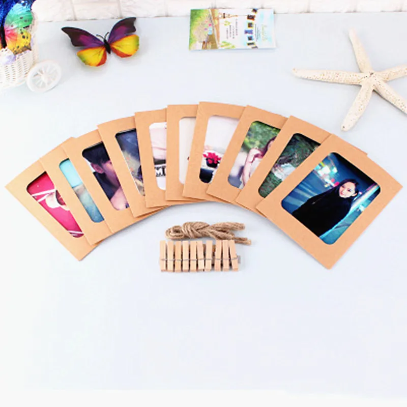 

21ps/set Photo Frame Banner Garlands Boy Girl First Birthday Party Decorations Baby Shower Party DIY Crafts Christmas Banner
