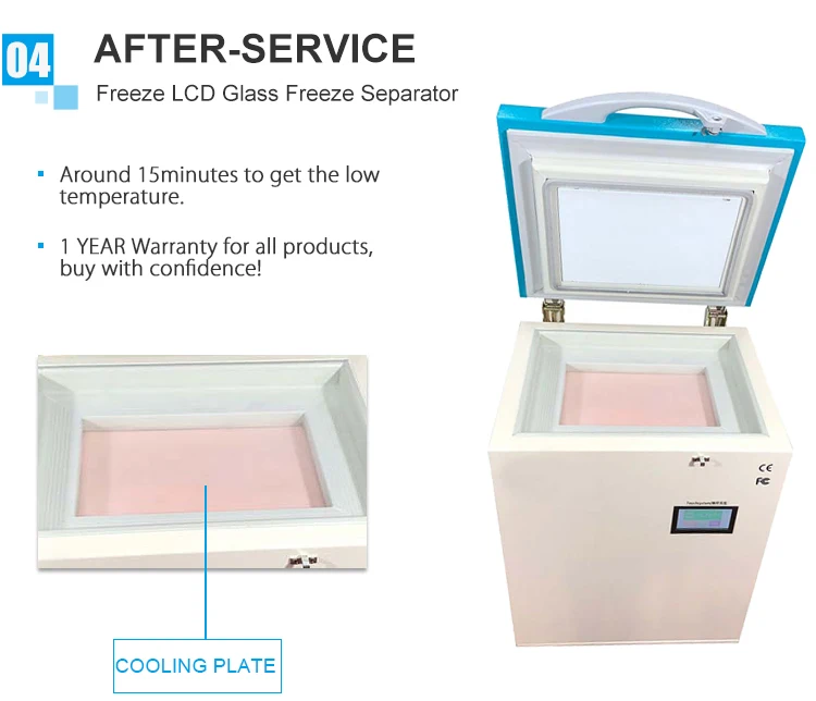 Мини ЖК замороженная разделительная машина ЖК-экран сепаратор минус 180 градусов для samsung Edge OLED стекло Ремонт