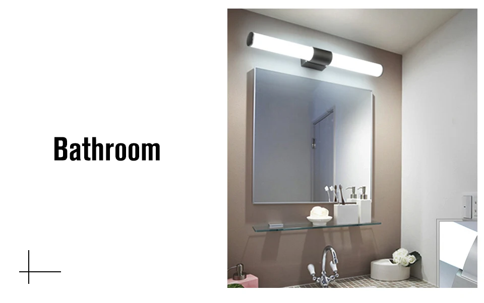 LED Bar Wall Lamp Sconce Makeup Mirror Vanity Light 12W 16W 22W Indoor Stair Bathroom Fixtures Dressing Room Bedroom Wall Light (5)