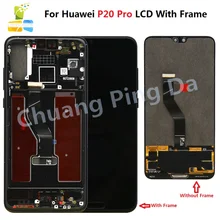 6," ЖК huawei P20 Pro ЖК с рамкой дисплей экран сенсорный дигитайзер сборка P20 Pro CLT-AL01 ЖК P20 Plus дисплей