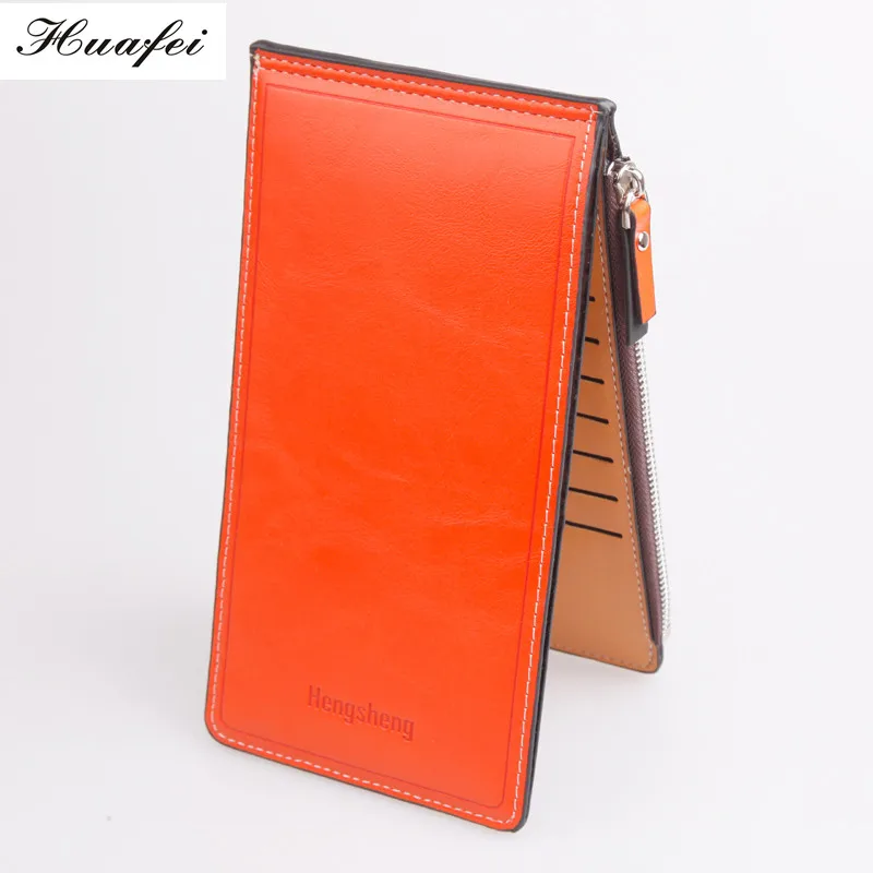 Huafei New Fashion Brand Wallet Women Wallet Colourful Ultrathin Coin Zipper Wallet Women Purse Women Handbags Card Holders A008