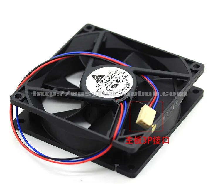 Вентилятор охлаждения DELTA AFB0912HH 9025 9 см 0 4a большой объем воздуха|cooling fan|delta fan9cm fan |