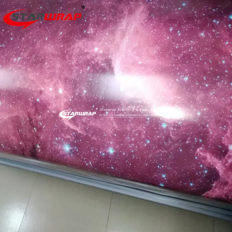 Starwrap Глянцевая галактика космическая виниловая пленка стикер бомба автомобиля