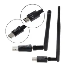Мини-usb Wi-Fi адаптер 300 Мбит/с 2дб 5дб антенна сеть Lan Карта ПК Wi-Fi приемник беспроводной 802.11b/n/g высокоскоростной адаптер Wi-Fi
