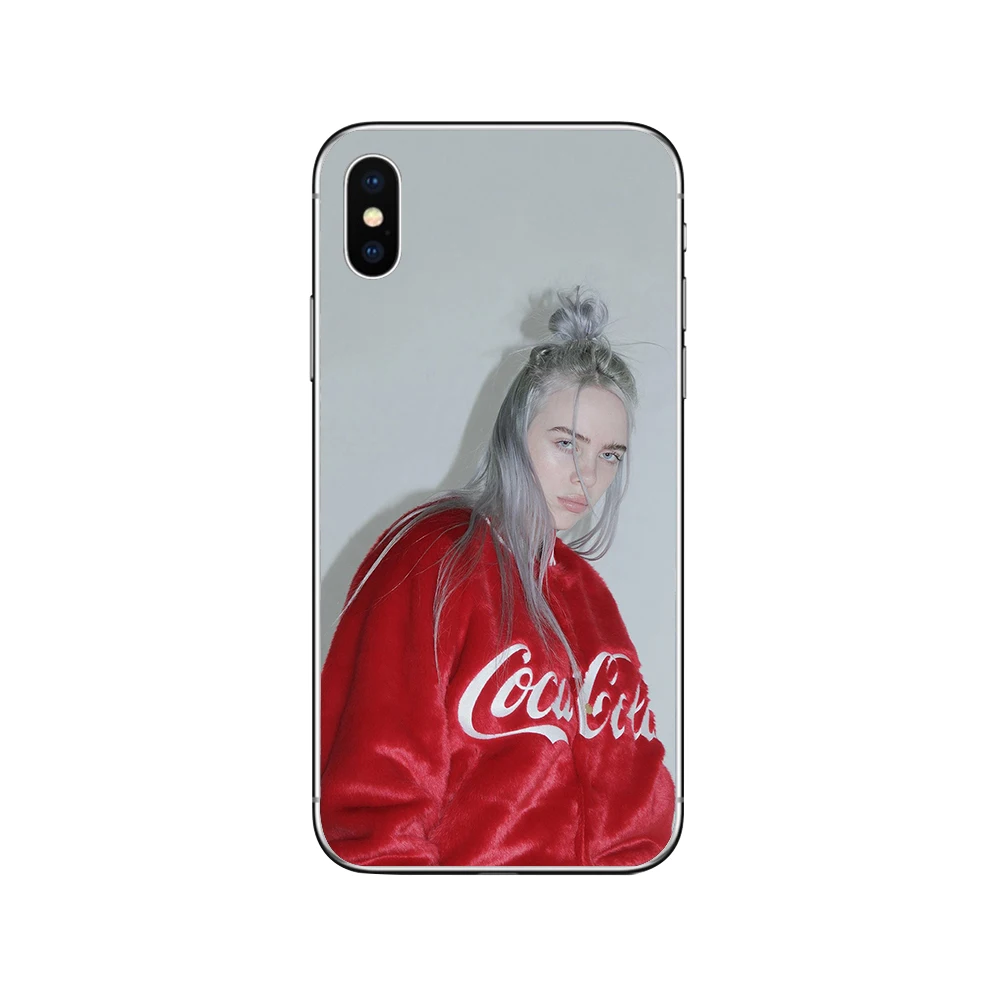 Чехол для телефона ciciber Billie Eilish s для iphone 11 Pro X XS MAX, чехол для iphone XR 7 8 6 6S Plus 5S SE, мягкий чехол из ТПУ - Цвет: Patterned 13