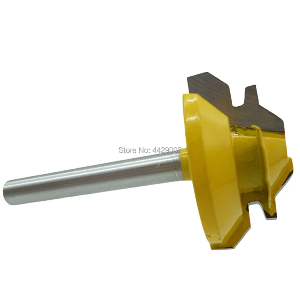 45 Degree Lock Miter Router Bit 1/4" Shank Reversible Lock Miter Glue