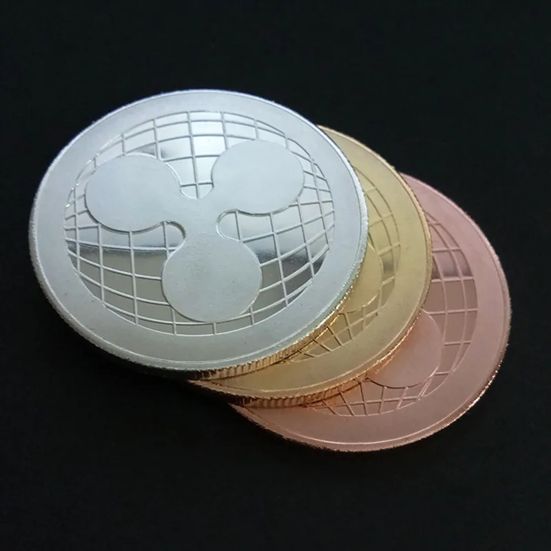Gold Plated Virtual metal commemorative coin Bitcoins Souvenir art collectible business gift holiday decoration gift Antique Im