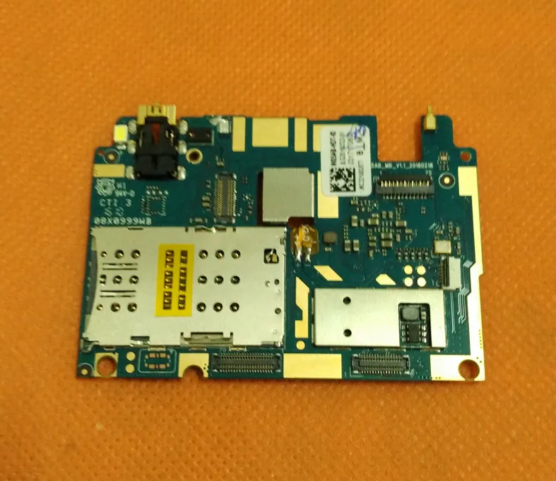  Used Original mainboard 3G RAM+16G ROM Motherboard for UMI Touch MTK6753 Octa Core 5.5