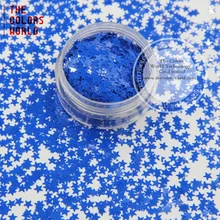 TCH310 3,0 мм Размер устойчив к растворителям мате цвета звезды блески различной формы для лака для ногтей, ногтей или других темно-синих