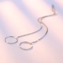 XIYANIKE 925 пробы серебряные треугольные круглые квадратные серебряные серьги для женщин серьги Стерлинговое Серебро-ювелирные изделия Brincos VES6246