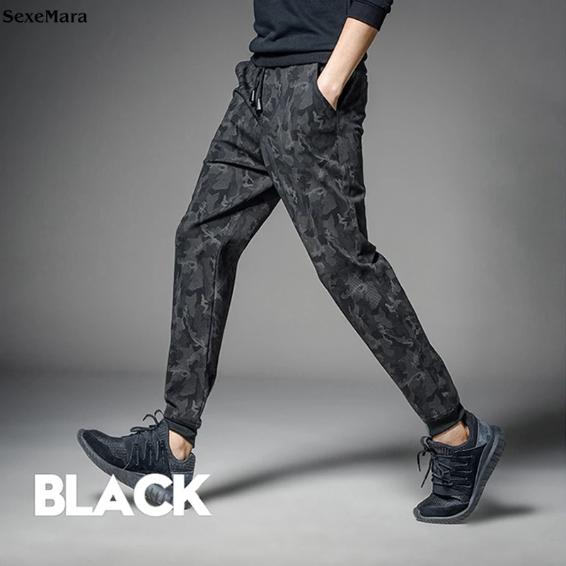 2017 Spring Harem Pants Men Camouflage Joggers Pants Men Pencil Pants  Drawstring Trousers pantalones hombre Pluse Size 5XL
