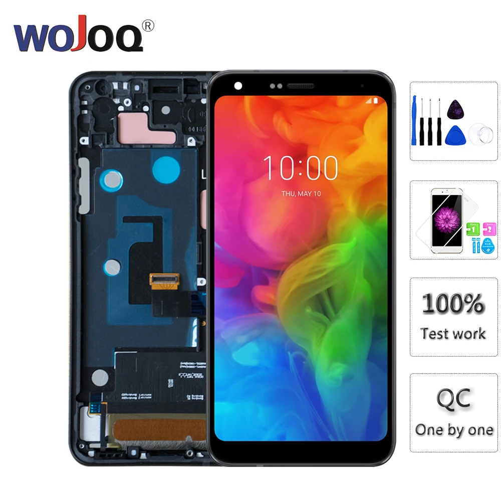 

ORIGINAL IPS Screen For LG Q7 Q610 Q610YB LCD Display Touch Screen with Frame Digitizer Assemble Q7 Replacement Display Screen