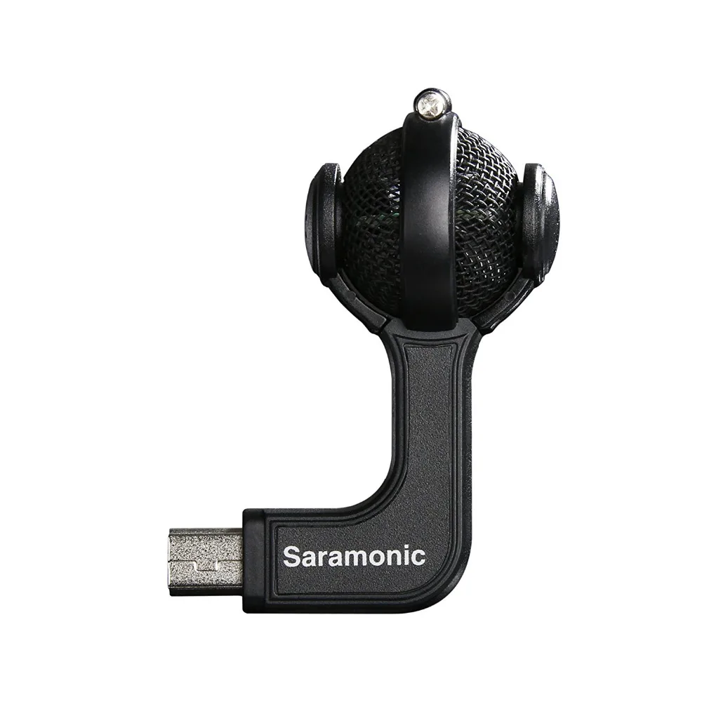 

Saramonic G-Mic Stereo Ball Microphone with Foam& Furry Windscreens GoPro ,Mini USB Microphone for GoPro HERO3, HERO3+ and HERO4
