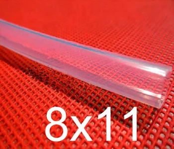 

8x11 Transparent Food Grade Medical Use FDA Silicone Rubber Tube Hose