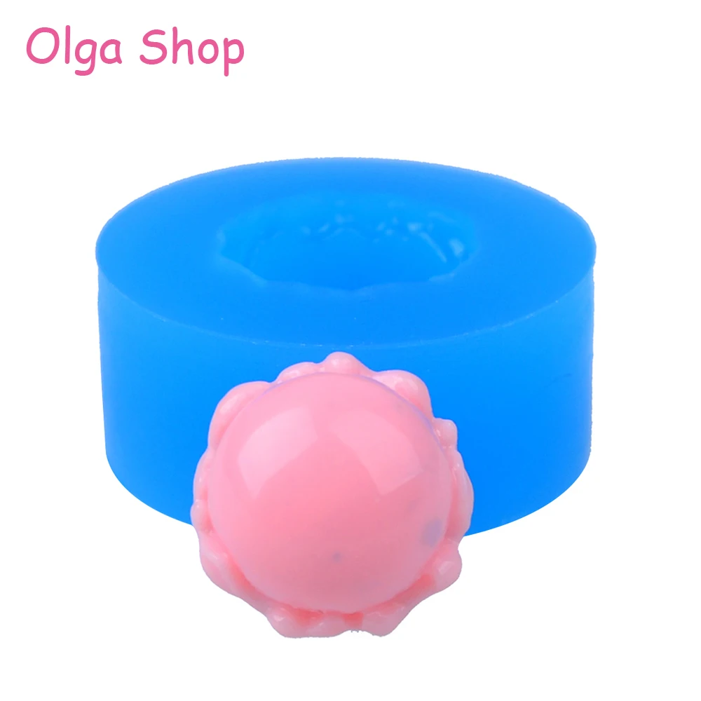 

XYL040 Kawaii Ice Cream Scoop Mold Flexible Silicone Mold Decoden Miniature Sweets Mold Fimo Polymer Clay Jewelry Cabochon Resin