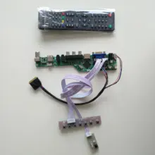 TV LED AV LCD VGA RF USB HDMI Audio Controller board remote For 13.3″ LP133WH2(TL)(A2)/(TL)(A1) PANEL 40pin 1366X768