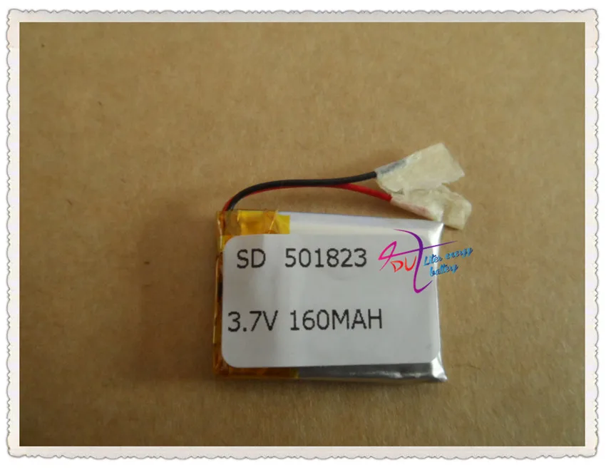 

3.7V lithium polymer battery 501823  MP3 Bluetooth DIY gift / speaker 160MAH