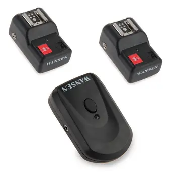 

4 Channels Wireless/Radio Hot Shoe PT-04 Flash Trigger Set + 2 Receivers for Nikon D5500 D90 D7500 D7200 D3400 D3500 Camera