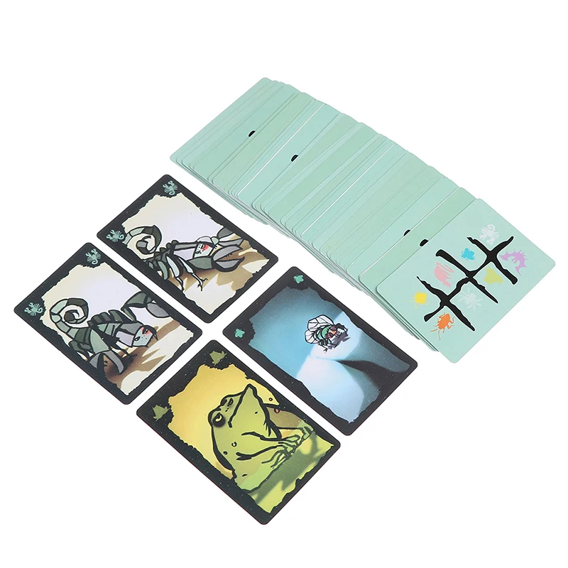 Новые семейные вечерние игры для тараканов в помещении Веселые карточные игры Kakerlaken Salat/Poker/Royal/Suppe/Mogel Motte настольная игра 11,5*11,5 см