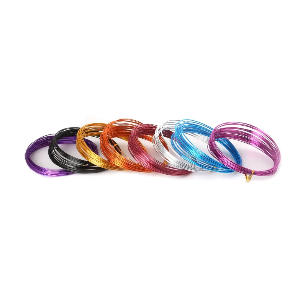 

10M Anadized Aluminum Wire soft DIY jewelry craft versatile painted aluminium metal wire, Ni & Pb free - 18 gauge (1mm)