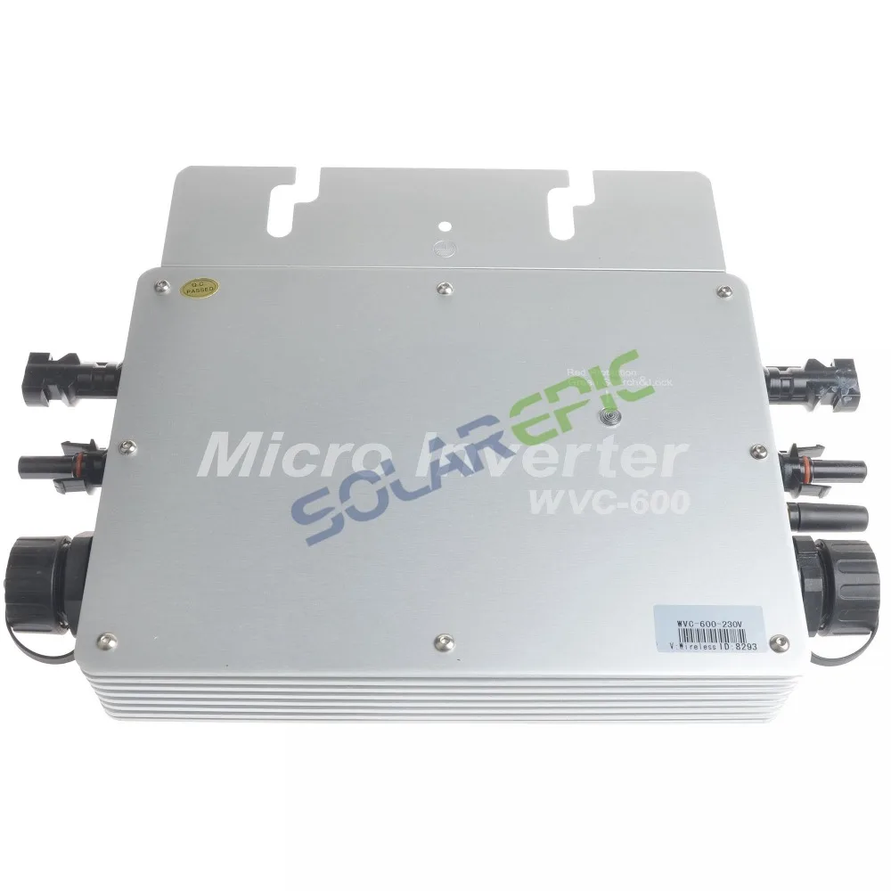 MPPT 600W Waterproof Grid Tie Inverter DC22-50V Pure Sine Wave Inverter 110//220V