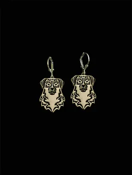 

2016 Trendy cute Australian Shepherd drop earrings gold silver wholesale earrings women fashion jewelry from india bridal earing