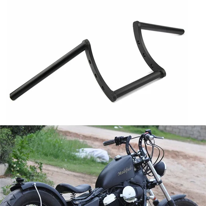 Мотоцикл черный Drag " Z Bar мотоцикл руль на заказ 25 мм или 7/8'' 22 мм для Harley Sportster Chopper Bobber Softail Dyna