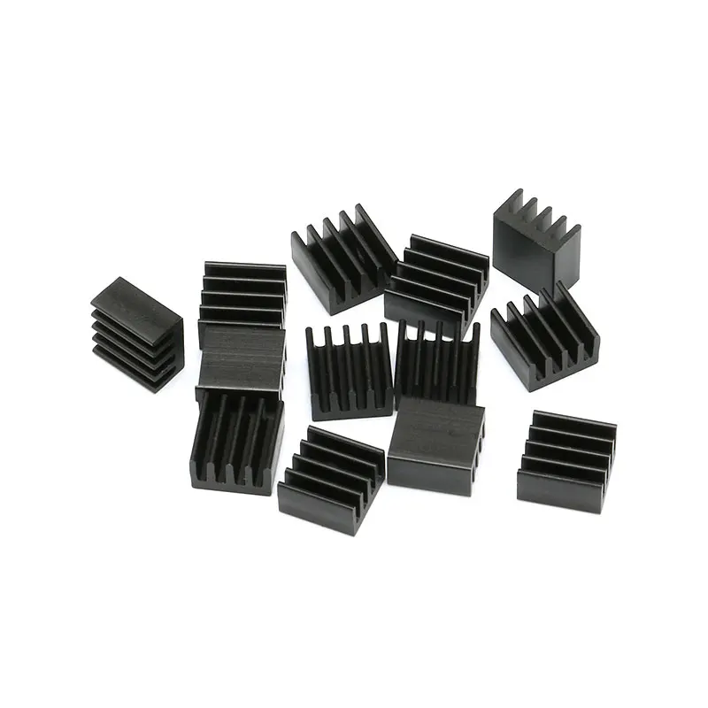 100pcs 8.88.85mm Heatsink Radiator Cooling Fin Aluminum Heat Sink for Raspberry Pi, Chip, LED, Power IC Transistor, PBC (1)