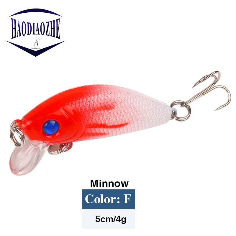 Рыболовная Приманка Minnow 5 см 4 г воблеры Кривошип искусственный приманка жесткие