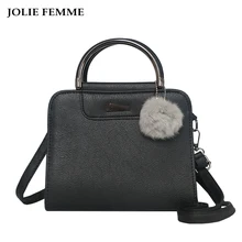 JOLIE FEMME Korean Women Mini Tote Handbags Leather Small Square Crossbody Bag Casual Bag Ladies Fashion Handbags Bolsa Feminina