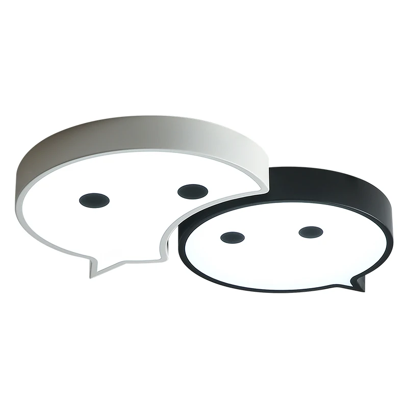 Black-and-white simplicity Led ceiling lights plafond lamp for home living room lights ceiling light fixture Children's room