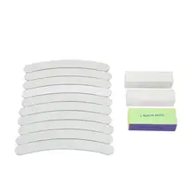 Красота Девушка праймер Акриловая жидкость искусство буфера шлифовальный брусок набор пилочек советы наборы