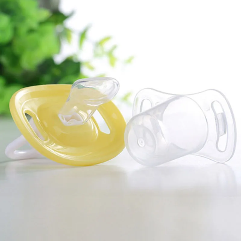 

1pc Baby Flat Head Pacifier Nipple Baby Pacifiers Newborn Pacifier Nipples Holder Pacifiers Care