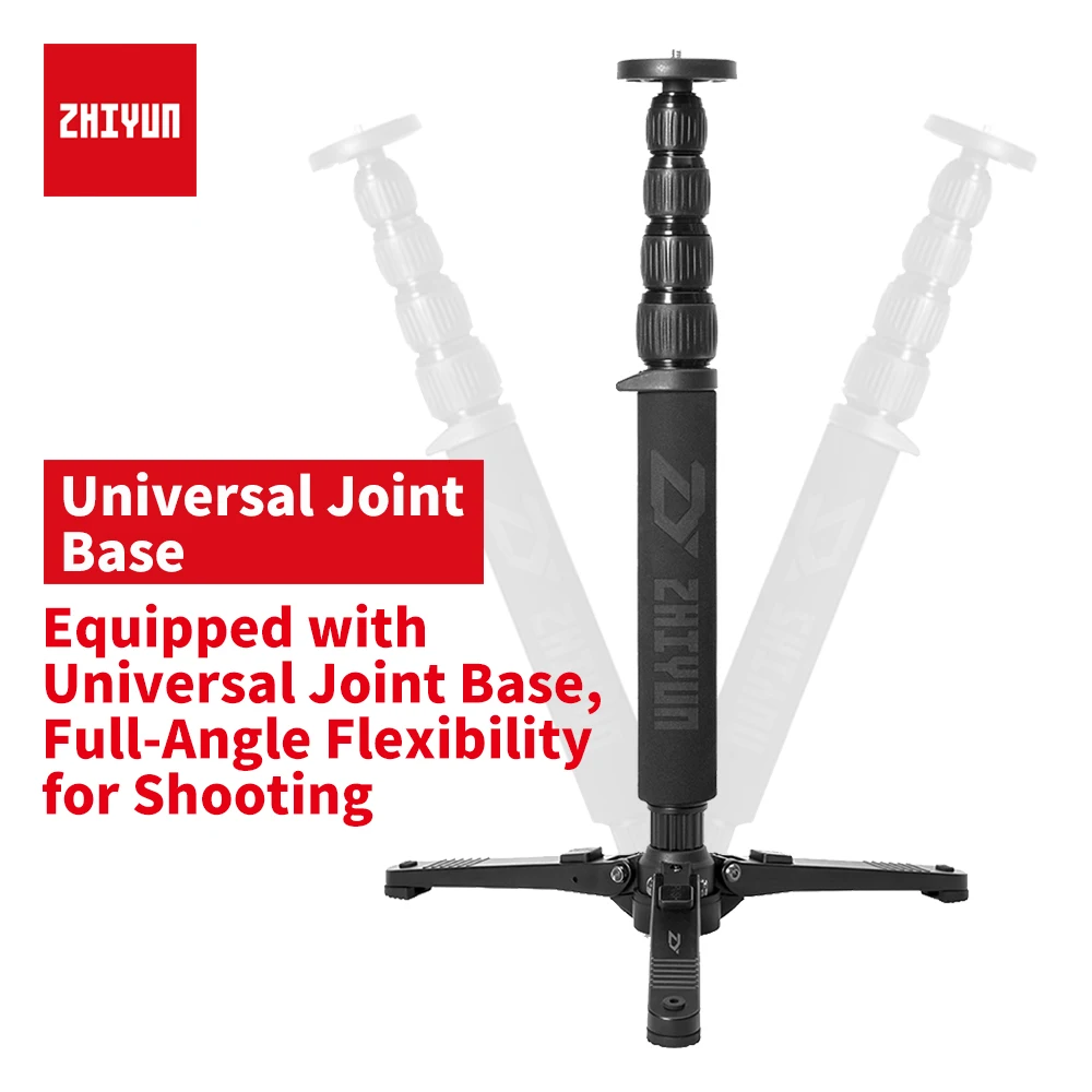 

zhi yun NEW Zhiyun UNN01 Telescopic Monopod Table Tripod support for Zhiyun Crane 2 Handheld Gimbal with 1/4" Mounting Screw