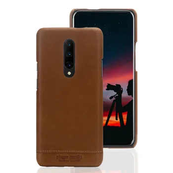

Original Pierre Cardin Case For OnePlus 7/ Pro Back Case Cover Vintage Genuine Leather Case For OnePlus 7 Pro Cell Phone Cases