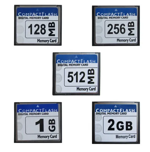 Лидер продаж! 128 МБ 256 512 1 Гб 2 карта памяти CF + адаптер PCMCIA Тип II и тип I для