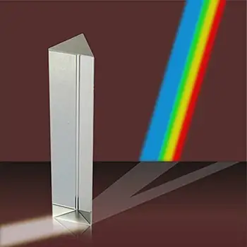 

Triangular Optical Glass Prism Refractor Light Spectrum Physics Teaching Toy