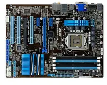 Оригинал материнская плата для asus p8h77-v le ddr3 lga 1155 для I3 I5 I7 CPU USB3.0 32 ГБ H77 материнская плата Рабочего Бесплатная доставка