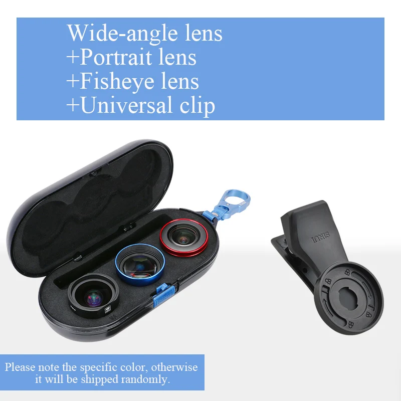 

SIRUI 3 Lens Kit General Professional HD External Smartphone Lens for Iphone for Xiaomi for Samsung for Huawei