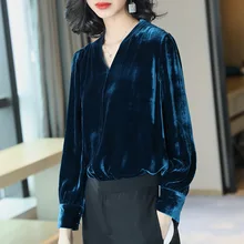 Блуза из натурального шелка женская одежда элегантная Сексуальная Весенняя женская рубашка блузки для женщин топы офисные женские рубашки ZT2252