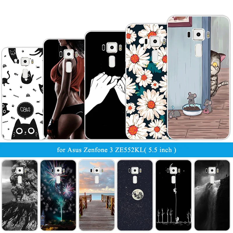

For Asus Zenfone 3 ZE552KL ZE520KL Max ZC550KL Ultra Thin Soft TPU Silicone Back Cover Clear Fundas 5.5 inch Wooden Coque