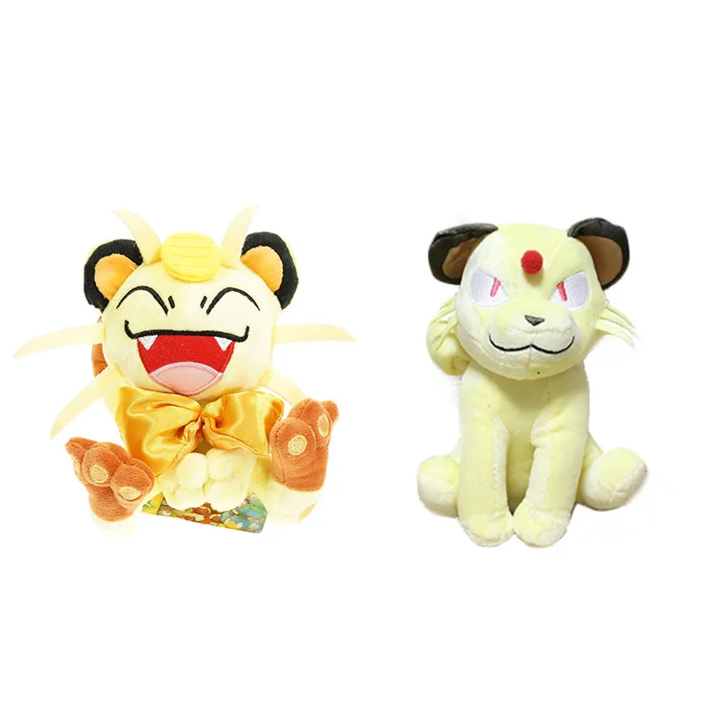 15-17cm Cartoon Anime Characters Meowth Evolution Persian pkm Stuffed Plush Toys Cute Plush Toys Gifts for Children