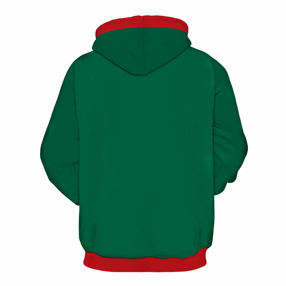 PLstar Cosmos, новинка, Рождественский свитер с капюшоном для мужчин и женщин, тонкие худи, зеленый озорной Санта Клаус, 3d принт, хип-хоп пуловер