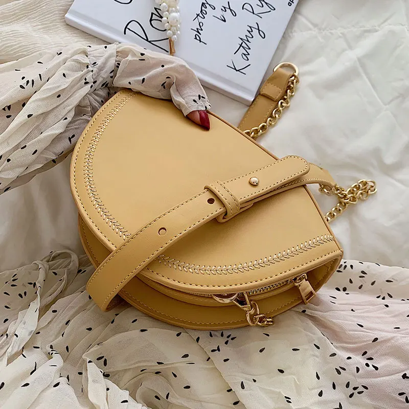 

Baggage Girl 2019 New Summer Korean Version Westernized Chain Single Shoulder Bag Fashion Baitie Texture Slant Bag